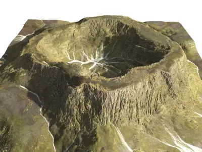 Mountain 001 3D model