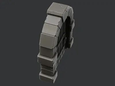 a Door sculpt  3D model