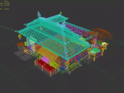 Beijing City - grocery store 96 3D model