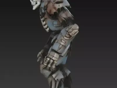 Undead Cyber Warrior 3D model