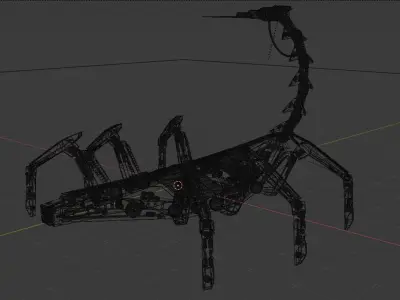 Scorpion Robot 3D model