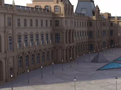  Louvre Palace, Paris. 