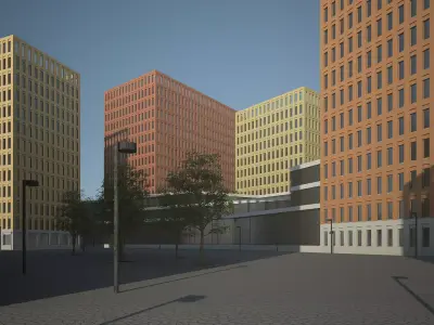 City Block 3D model