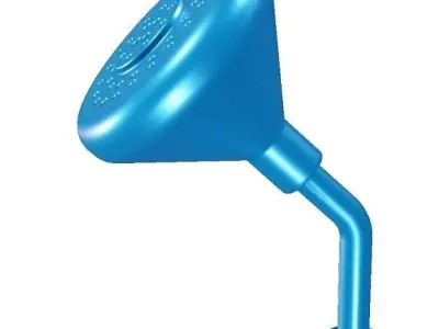 Spectacular Shower Head Low-poly 3D model