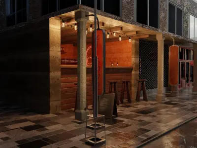 City buildings 3D model