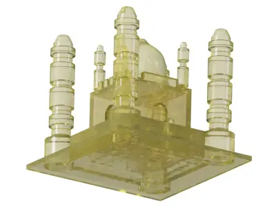 Transparent Cartoon Palace 3D model