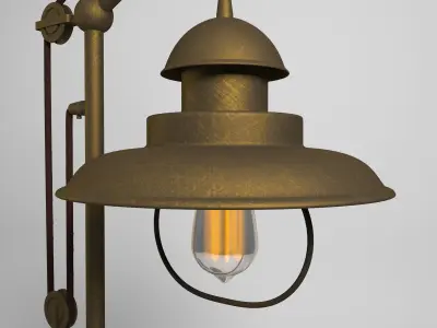 Vintage Floor Lamp 3D model