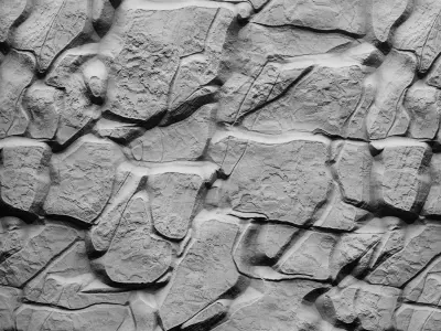 H116 Rock Cliff - PBR - 4K - Seamless - SBSAR Texture