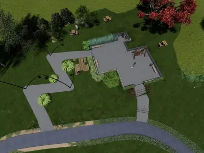 The Chill Garden 3D model