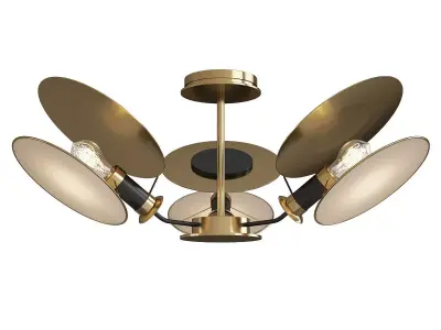 Osiris Reflector Semi Flushmount Low-poly 3D model