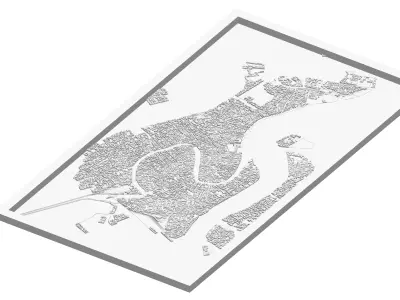 Venice 3D Model city map 3D model