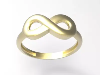infinity ring 3D model