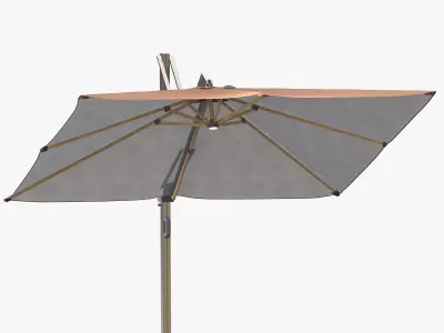 Parasols Icon Outdoor Umbrella 3D model