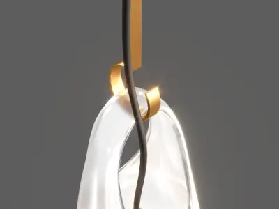 Hold Ceiling Mounted Pendant Light 3D model