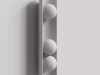 Lena Globe Wall Light 3D model