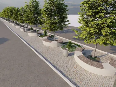 City park-Park-landscape 3D model order