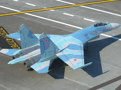  Sukhoi Su-27 Flanker Russian Fighter Aircraft 
