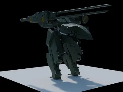 Metal Gear Rex 3D model