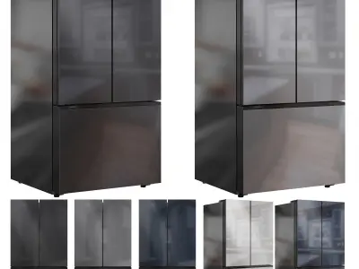 Samsung Refrigerator Set01 3D model