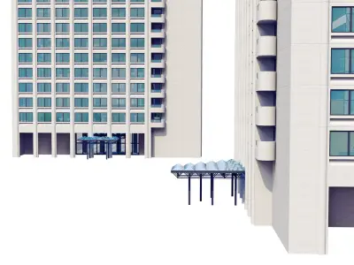 Buildings Boston Towers  3D model