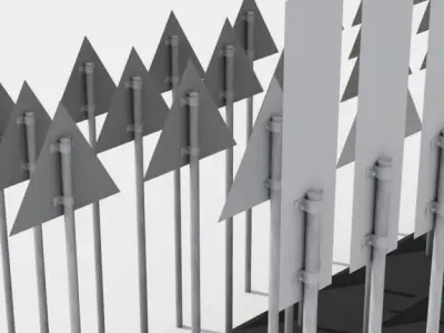 Road signs 1 3D model