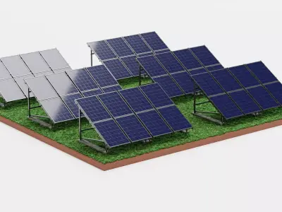 -Solar Farm V4- 3D model