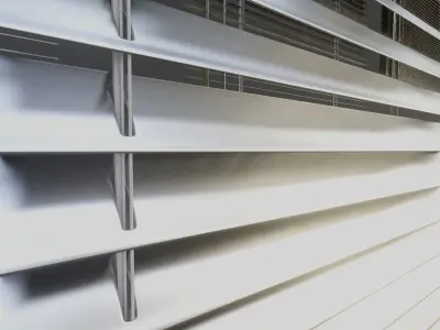 Metal Blinds Collection  Low-poly 3D model