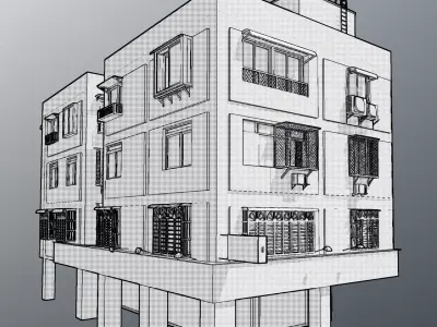 Old Apartment1 3D model