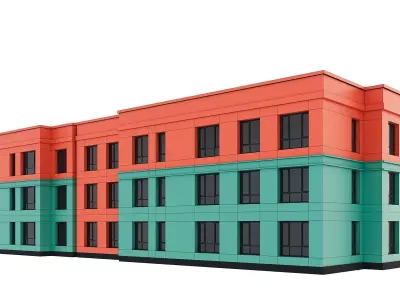 Residential Building 006 3D model