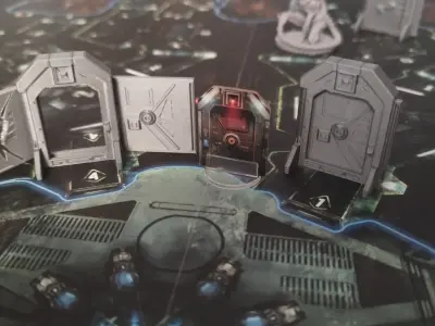 Nemesis Door with Changable inserts 3D print model