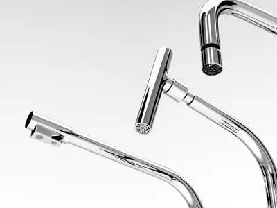 3 Taps kit 3D model 3D model 3D model