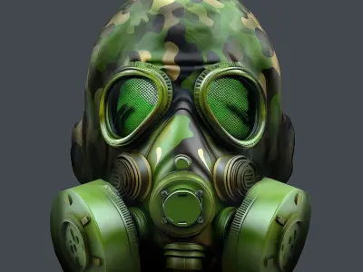 Helmet 3d model military combat Military Low-poly Low-poly 3D model