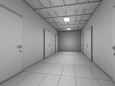 Corridor 3D model purchase