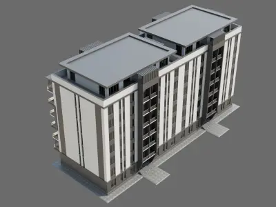 Residental Building ID039 3D model