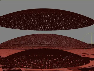  Louvre Abu Dhabi Museum 3D Model 