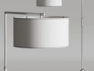 Pottery Barn Joelle Marble Floor Lamp 3D model