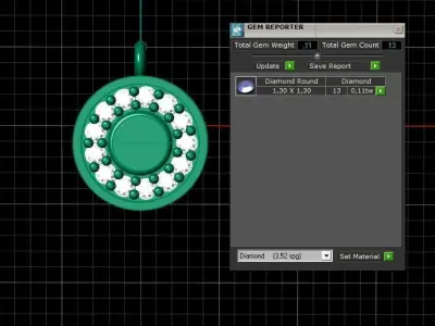 Collection Heart 10 Pendant 3D print model