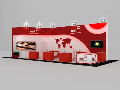 ASL-2 Size 14 m x 4 m  Height 410 cm 3D model