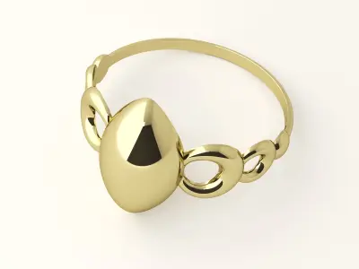 Space ring 3D print model