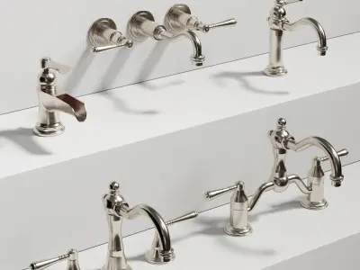 Brizo bathroom faucet classic Low-poly 3D model