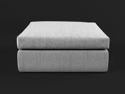Sonder Living - Jackson Modular Ottoman 3D model