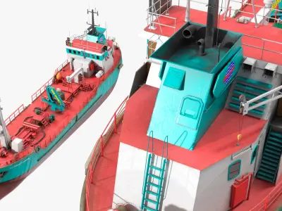  Bergen Bunker Small Tanker Vessel Fuel Deck 