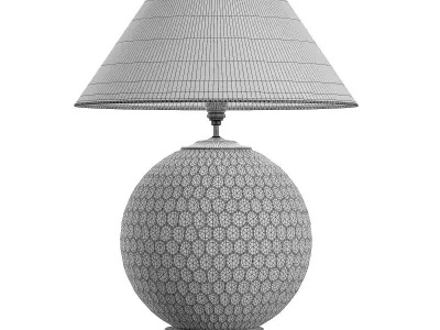 Golden Lamp 3D model