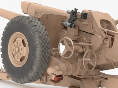  Army Desert Howitzer 122 mm Combat Condition 