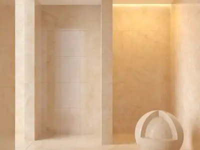 Marble wall 92 3D model
