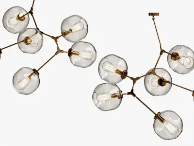 CHANDELIER  BRANCHING BUBBLE  3D model