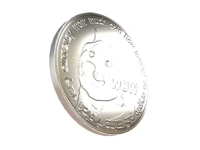Doge Coin v6 003 Low-poly 3D model