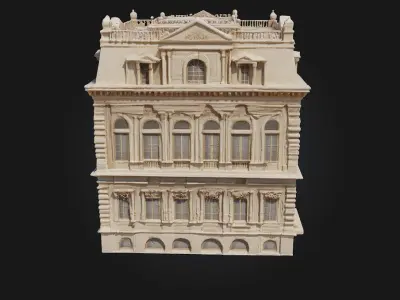  Architectural Elegance in Miniature 3D model