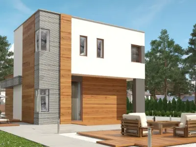 Modern house 3D model