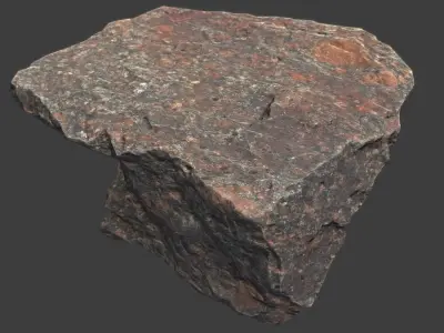 Mia Stone Low-poly 3D model